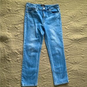 Quince Stretch Midrise Slim Straight Leg Jeans